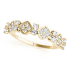 14kt Gold Stackable Ring with Diamonds