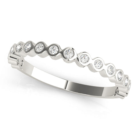 14kt Gold Stackable Ring with Diamonds