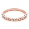 14kt Gold Stackable Ring with Diamonds