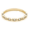 14kt Gold Stackable Ring with Diamonds