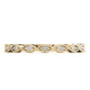 14kt Gold Stackable Ring with Diamonds