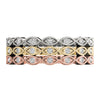 14kt Gold Stackable Ring with Diamonds