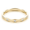 14kt Gold Stackable Ring with Diamonds