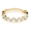 14kt Gold Stackable Ring with Diamonds