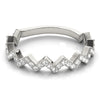 14kt Gold Stackable Ring with Diamonds