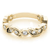 14kt Gold Stackable Ring with Diamonds