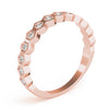 14kt Gold Stackable Ring with Diamonds