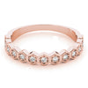 14kt Gold Stackable Ring with Diamonds