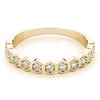 14kt Gold Stackable Ring with Diamonds