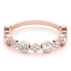 14kt Gold Stackable Ring with Diamonds