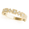 14kt Gold Stackable Ring with Diamonds