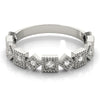 14kt Gold Stackable Ring with Diamonds
