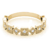 14kt Gold Stackable Ring with Diamonds