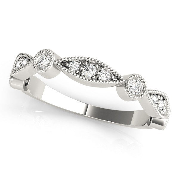 14kt Gold Diamond Stackable Ring