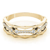 14kt Gold Stackable Ring with Diamonds