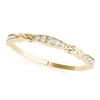 14kt Gold Stackable Ring with Diamonds