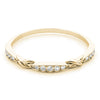 14kt Gold Stackable Ring with Diamonds