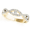 14kt Gold Stackable Ring with Diamonds