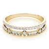 14kt Gold Stackable Ring with Diamonds