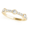 14kt Gold Stackable Ring with Diamonds