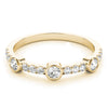 14kt Gold Stackable Ring with Diamonds