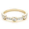 14kt Gold Stackable Ring with Diamonds