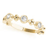 14kt Gold Stackable Ring with Diamonds