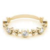 14kt Gold Stackable Ring with Diamonds