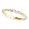 14kt Gold Stackable Ring with Diamonds