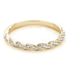 14kt Gold Stackable Ring with Diamonds