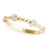 14kt Gold Stackable Ring with Diamonds