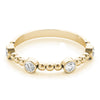 14kt Gold Stackable Ring with Diamonds