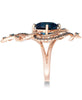 Le Vian Exotics® Deep Sea Blue Topaz™ (5-3/8 ct. t.w.) and Diamond (3/4 ct. t.w.) Ring in 14k Rose Gold