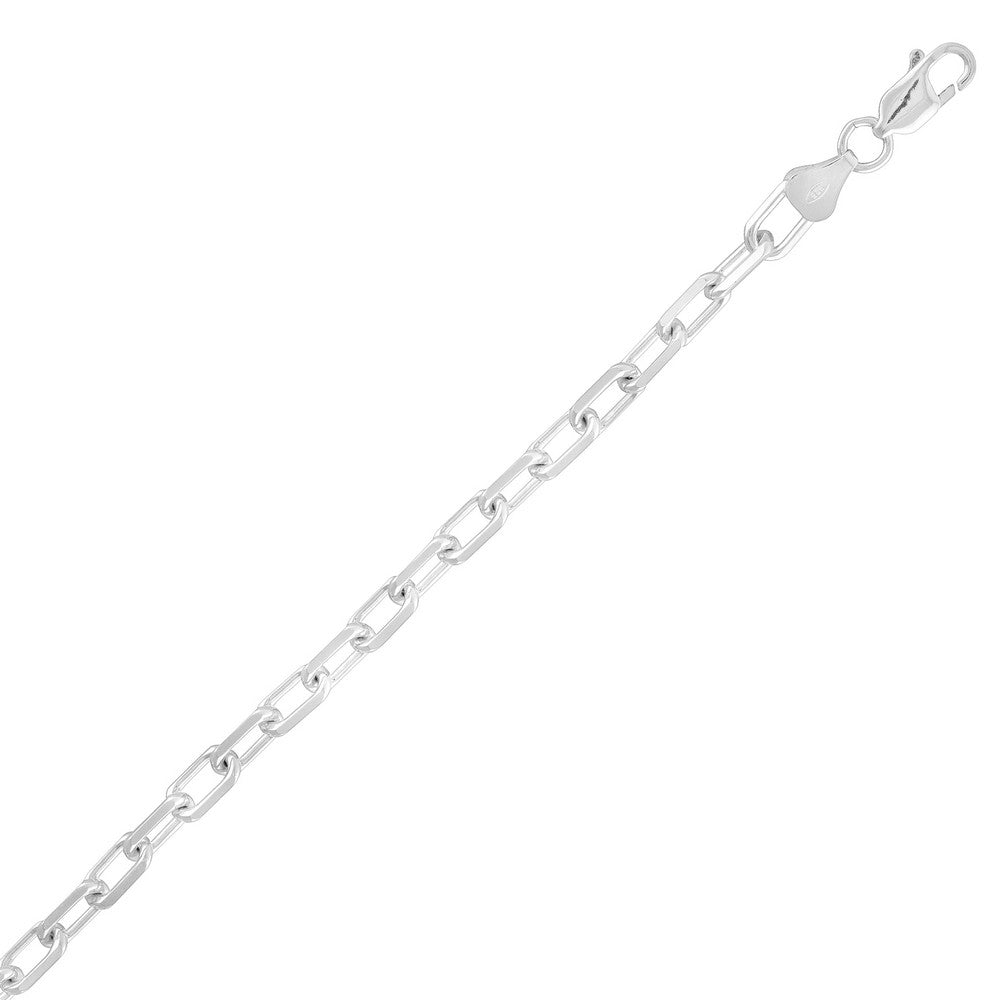 Sterling Silver 5.6mm Anchor Chain - Silver Plated