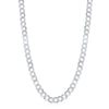 Sterling Silver 4.4mm Cuban Chain - Rhodium Plated