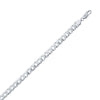 Sterling Silver 4.4mm Cuban Chain - Rhodium Plated