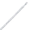 Sterling Silver 7.85mm Cuban Chain - Rhodium Plated