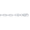 Sterling Silver 4.6mm Anchor Marina Chain - Rhodium Plated