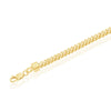 Sterling Silver 3mm Franco Chain (100 Gauge) - Gold Plated