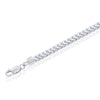 Sterling Silver 4mm Franco Chain (120 Gauge) - Rhodium Plated