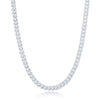 Sterling Silver 4mm Franco Chain (120 Gauge) - Rhodium Plated