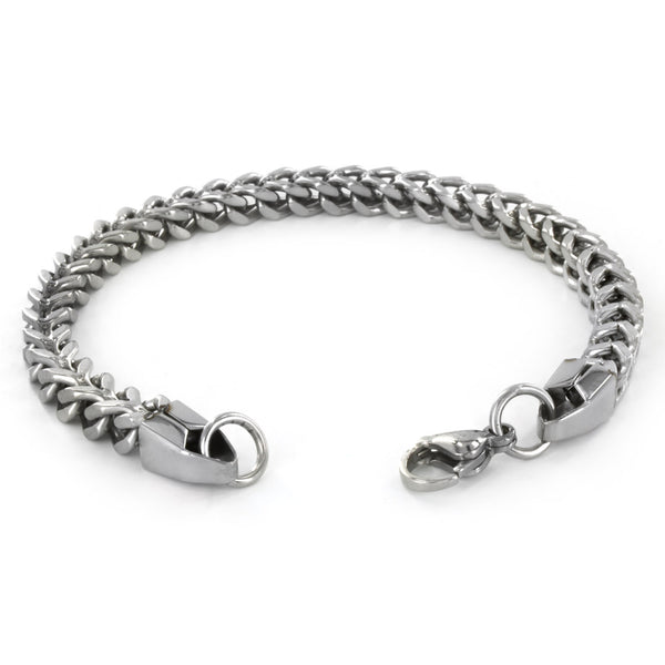 Stainless Steel Franco Chain Bracelet