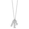Vertical Nameplate Necklace