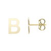 14kt Gold Initial Stud Earring