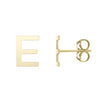 14kt Gold Initial Stud Earring