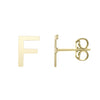 14kt Gold Initial Stud Earring