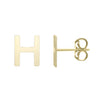 14kt Gold Initial Stud Earring