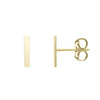 14kt Gold Initial Stud Earring