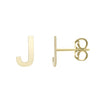 14kt Gold Initial Stud Earring