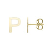 14kt Gold Initial Stud Earring